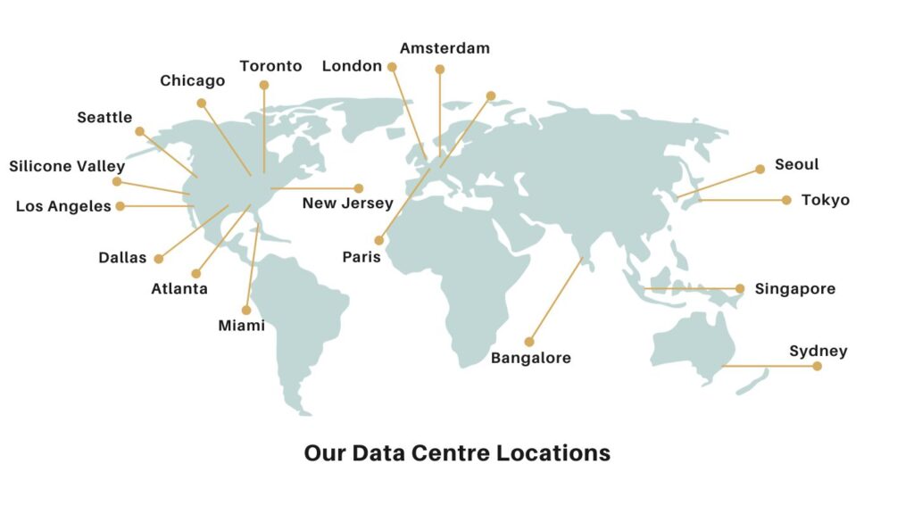 Data centres close to your customers